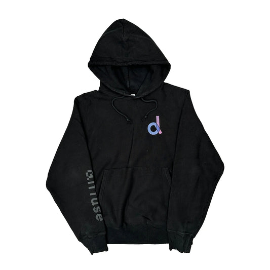 Reverse Weave Champion Hoodie - Small Black Cotton