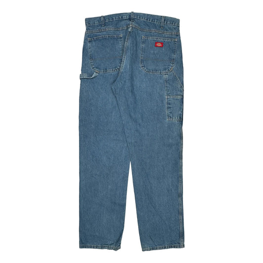 Dickies Carpenter Jeans - 36W 36L Blue Cotton