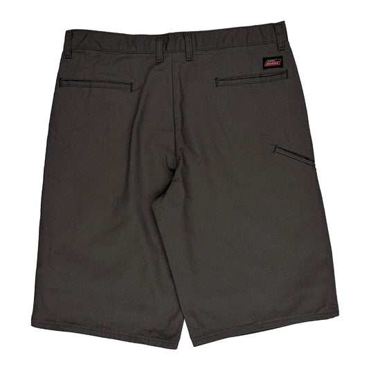 Dickies Baggy Shorts - 34W 11L Grey Polyester Blend