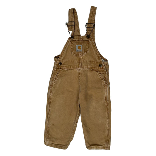 Age 24 Months Carhartt Dungarees - XS Brown Cotton