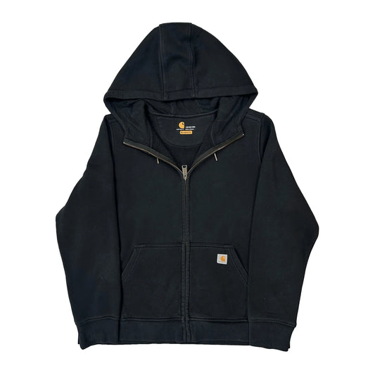 Carhartt Full Zip Hoodie - XL Black Cotton