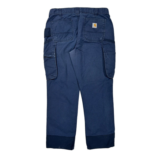 Vintage Carhartt Cargo Trousers - 34W 29L Blue Cotton