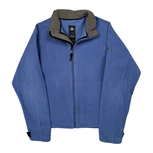 Nike Acg Fleece Jacket - Large Blue Polyester