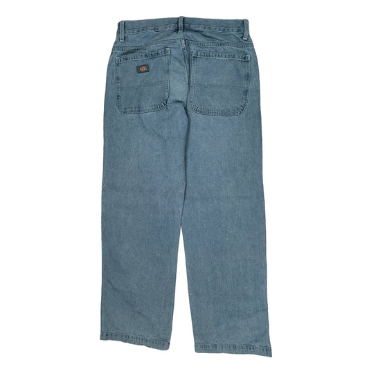 Dickies Carpenter Jeans - 33W 29L Light Wash Denim