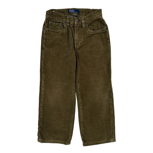 Age 4 Polo By Ralph Lauren Cord Trousers - Small Brown Cotton