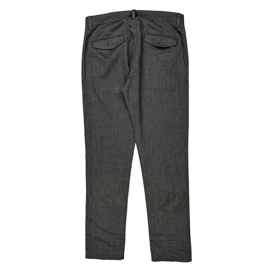 Armani Exchange Trousers - 32W 31L Grey Cotton Blend