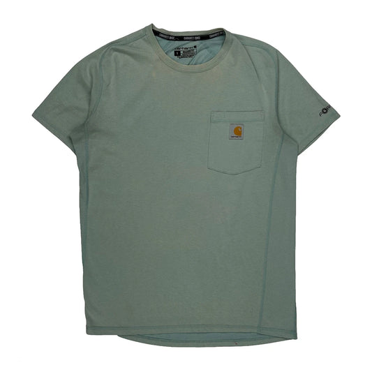 Vintage Force Carhartt T-Shirt - Small Green Cotton
