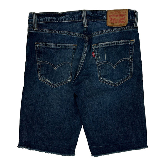 Levis Denim Shorts - 31W 11L Blue Denim