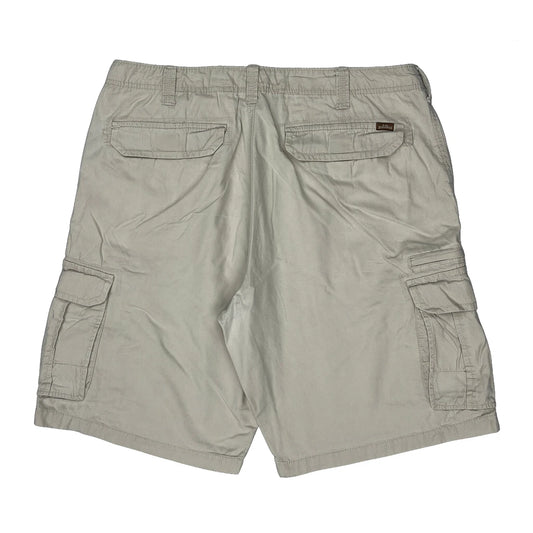Timberland Cargo Shorts - 36W 10L Beige Cotton
