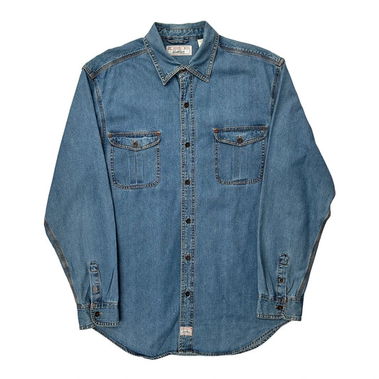 Levis Denim Shirt - Large Blue Cotton
