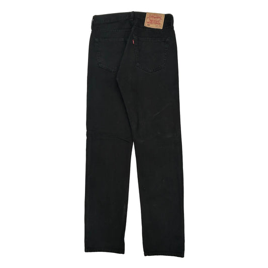 501 Levis Jeans - 30W 34L Black Cotton