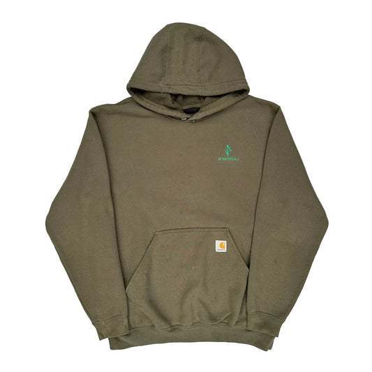 Jp Electrical Inc. Carhartt Hoodie - Large Green Cotton