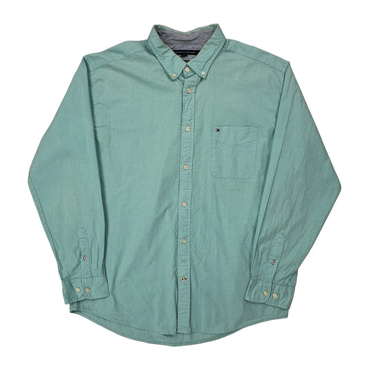 Tommy Hilfiger Shirt - XL Green Cotton