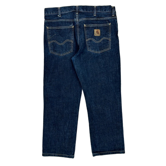 Carhartt Jeans - 34W UK 14 Dark Wash Cotton