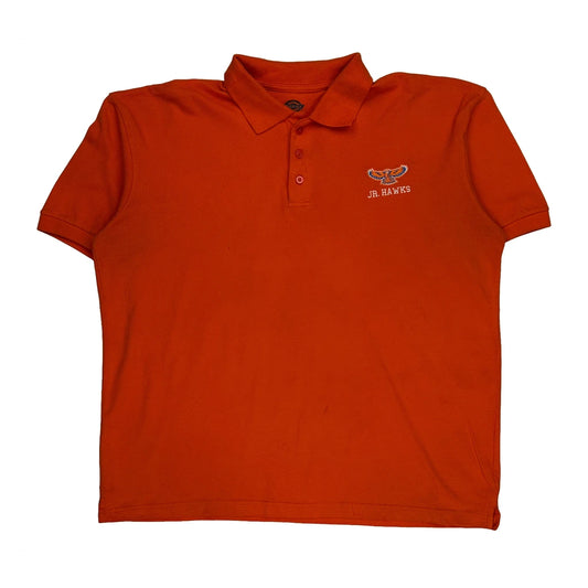 Dickies Polo Shirt - XL Orange Cotton Blend