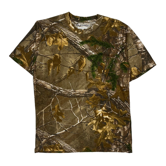 Realtree T-Shirt - Medium Camo Cotton Blend