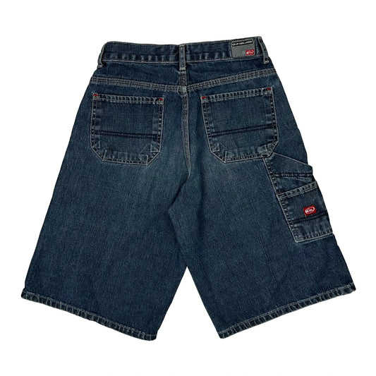 Vintage Quiksilver Denim Shorts - 26W 13L Blue Denim