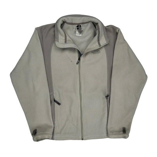 Youth The North Face Fleece Jacket - XL Grey Polyester