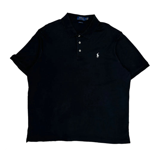 Classic Fit Polo By Ralph Lauren Polo Shirt - XL Black Cotton