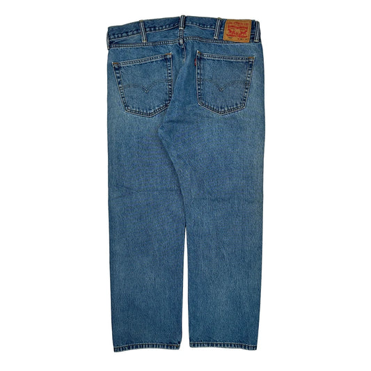 505 Levis Jeans - 36W 30L Blue Cotton