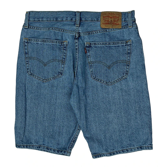 Levis Denim Shorts - 32W 11L Blue Denim