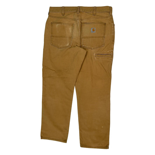 Carhartt Carpenter Trousers - 34W 30L Brown Cotton