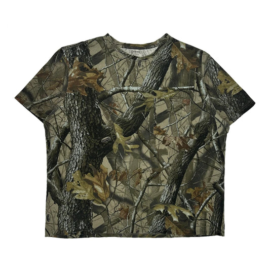 Vintage Outfitters Ridge T-Shirt - XL Camo Cotton