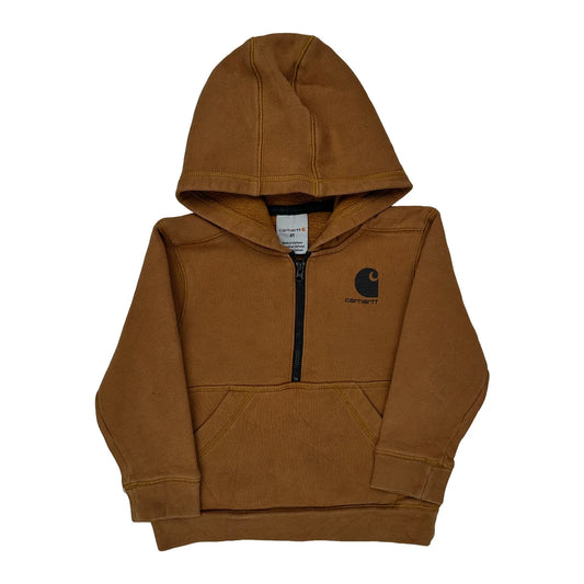Vintage Age 2 Carhartt Hoodie - 2XS Brown Cotton