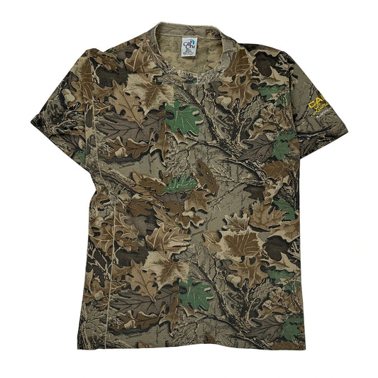 Cal Cru Camo T-Shirt - Medium Camo Cotton