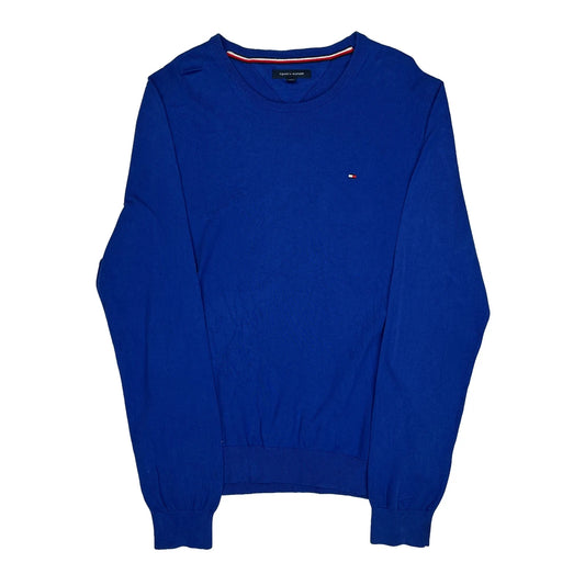 Vintage Tommy Hilfiger Jumper - XL Blue Cotton