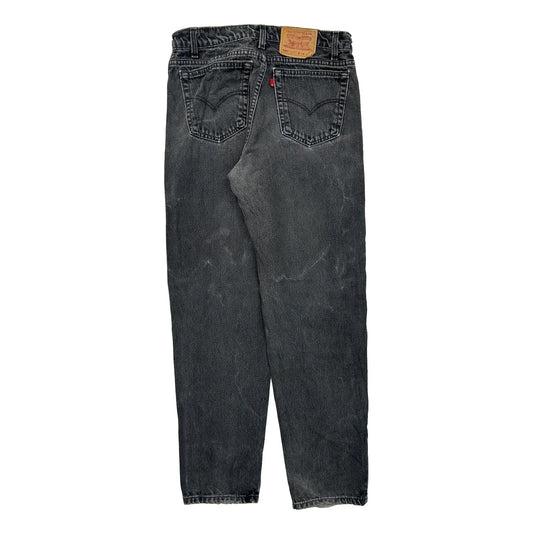 550 Levis Jeans - 32W 29L Black Denim