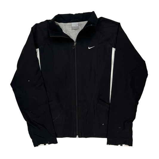 Nike Track Jacket - Medium Black Polyester