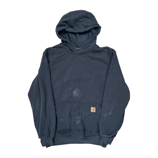 Vintage Rain Defender Carhartt Hoodie - Medium Blue Cotton