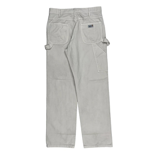 Dickies Carpenter Trousers - 30W 30L Beige Cotton