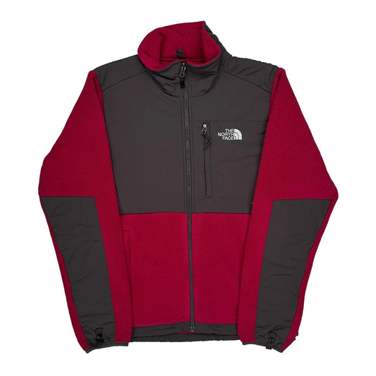 The North Face Denali Fleece Jacket - Small Red Polyester