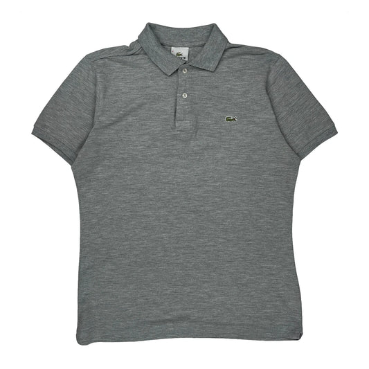 Lacoste Polo Shirt - Medium Grey Cotton