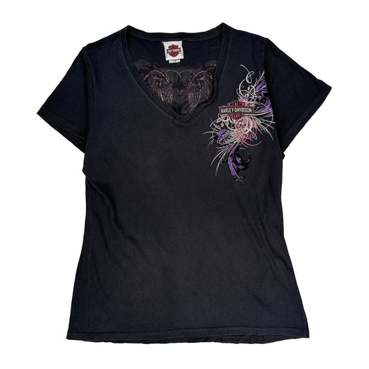 Lima Harley Davidson Harley Davidson Graphic T-Shirt - Large Black Cotton