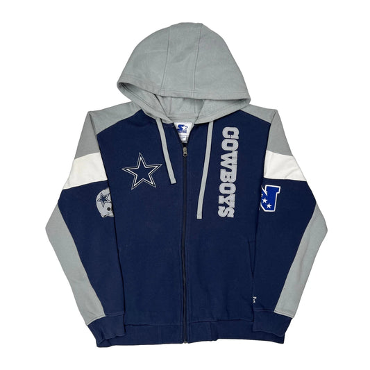 Dallas Cowboys Starter Football Hoodie - 2XL Navy Cotton