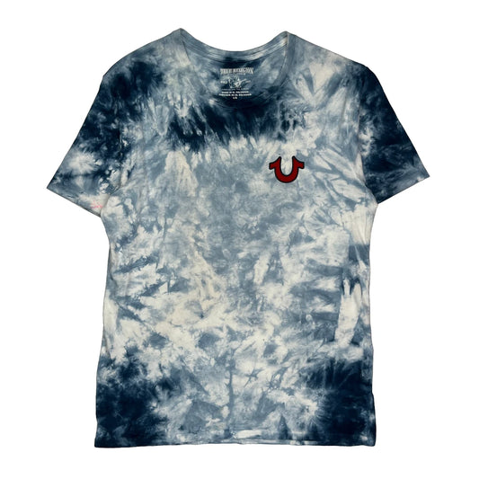 Fashion For The Senses True Religion Tie-Dye T-Shirt - Large Blue Cotton