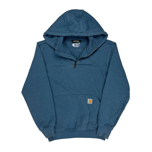 Carhartt Hoodie - Small Blue Cotton