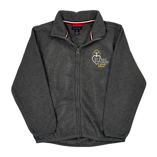 Age 7 Tommy Hilfiger Fleece Jacket - Large Grey Polyester