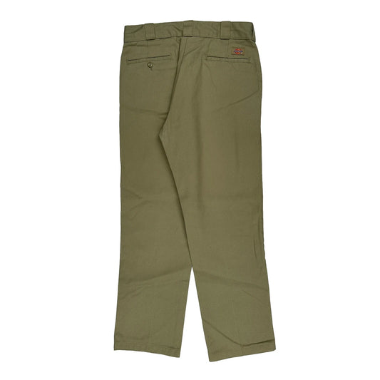 Vintage Dickies Trousers - 34W 31L Khaki Cotton Blend