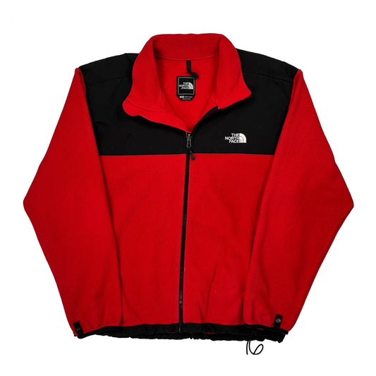Denali The North Face Fleece Jacket - Large Red Polyester