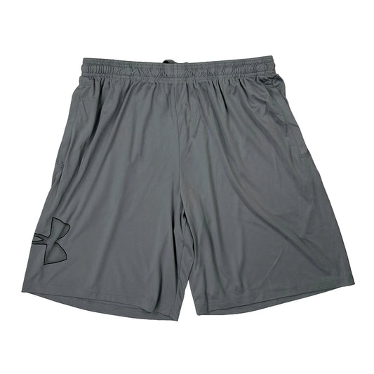 Vintage Heatgear Under Armour Sport Shorts - XL Grey Polyester