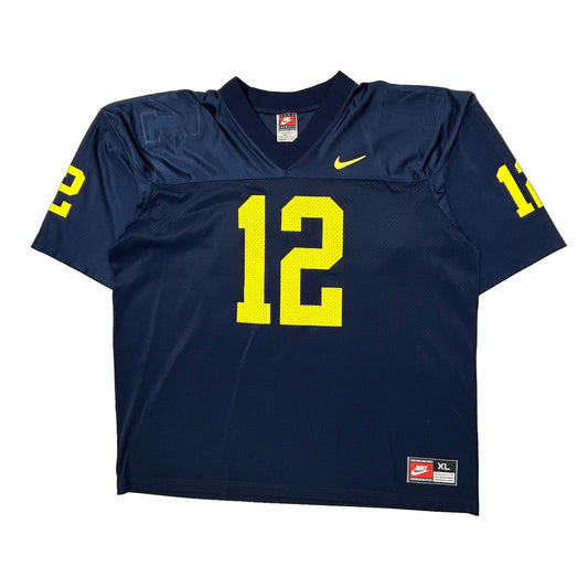 Made In USA Nike Football Jersey - XL Navy Nylon