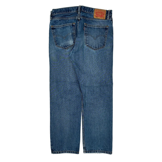 505 Levis Jeans - 33W 29L Blue Cotton