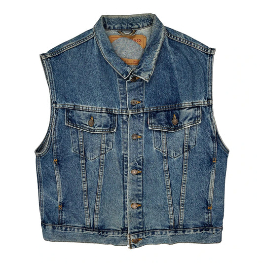 Levis Denim Gilet - Large Blue Denim