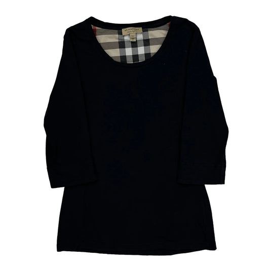 Burberry Checked Top - XS Black Cotton