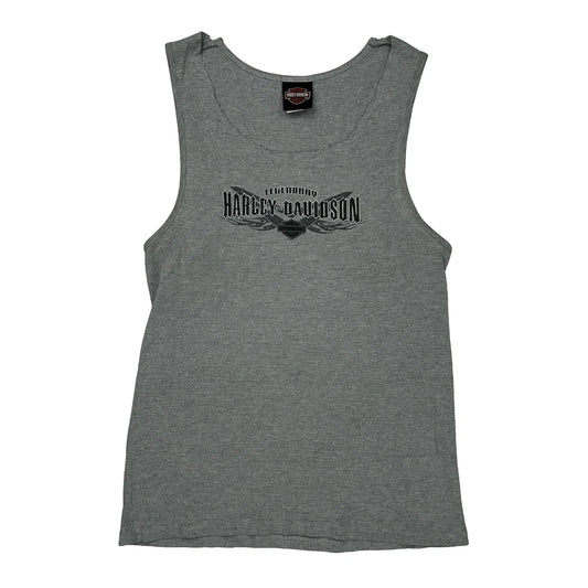 Orlando Harley Davidson Graphic Vest - No Size Grey Cotton