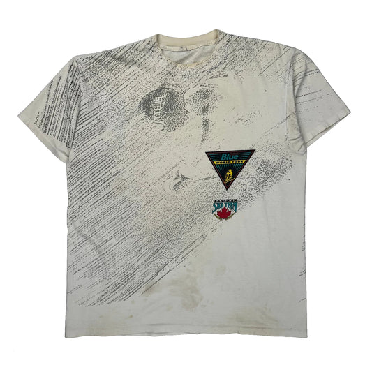 Vintage Canadian Ski World Tour Unbranded T-Shirt - XL Multicoloured Cotton
